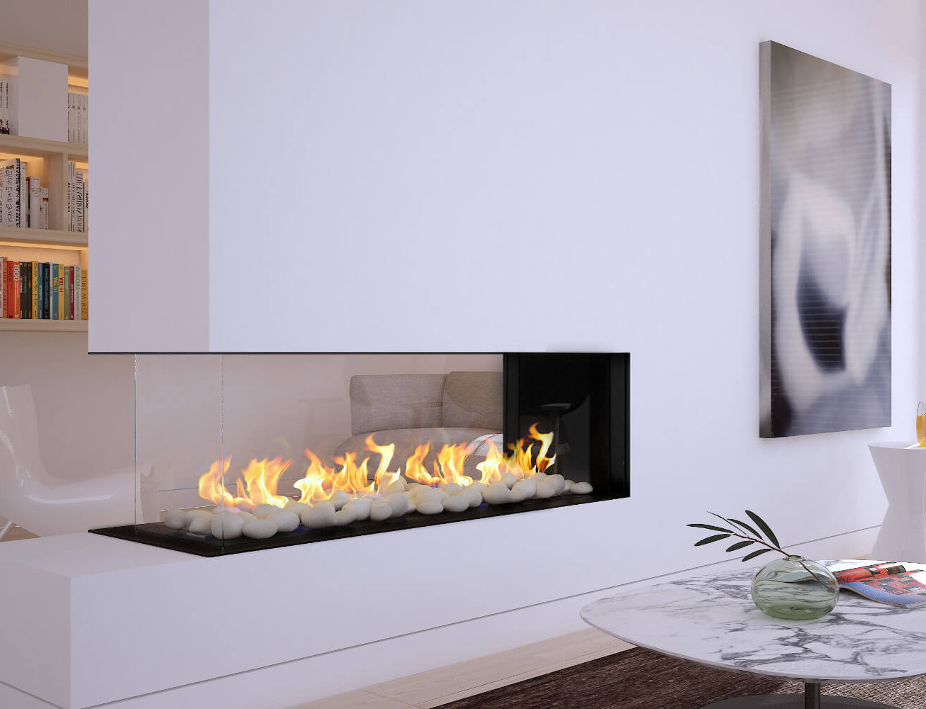 Frameless Fireplaces