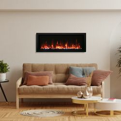 Amantii Remii Extra Tall Indoor/Outdoor Built-In Electric Fireplace
