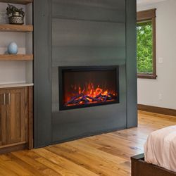 Amantii Traditional Bespoke Electric Fireplace Insert - 38"