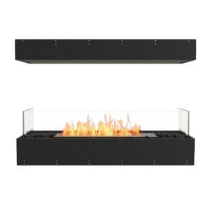 ecosmart fire 45" flex 42il island ethanol fireplace insert by mad design group