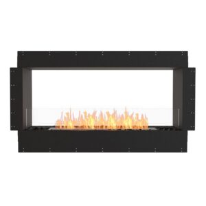 ecosmart fire 57" flex 50db double sided ethanol fireplace insert by mad design group