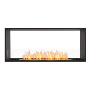 ecosmart fire 57" flex 50db double sided ethanol fireplace insert by mad design group