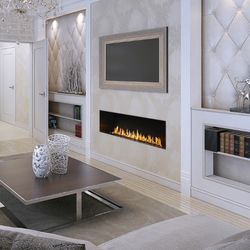 European Home H-Series Linear Ventless Natural Gas Fireplace - 60"