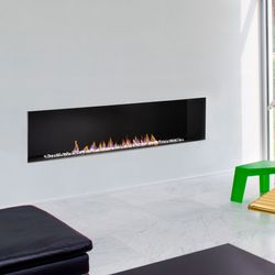 European Home H-Series Linear Ventless Natural Gas Fireplace - 72"