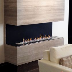 European Home H-Series Multi-Sided Ventless Natural Gas Fireplace - 42"