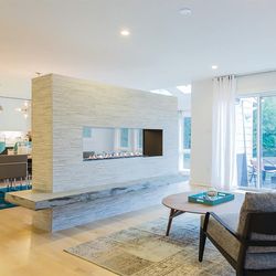 European Home H-Series See-Through Ventless Natural Gas Fireplace - 60"