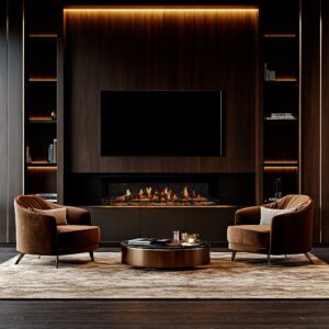 Ortal Holographic 60" Linear Electric Fireplace