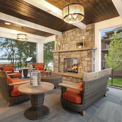 Napoleon Riverside 36 Clean Face Outdoor Fireplace