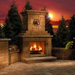Necessories Victorian Outdoor Fireplace